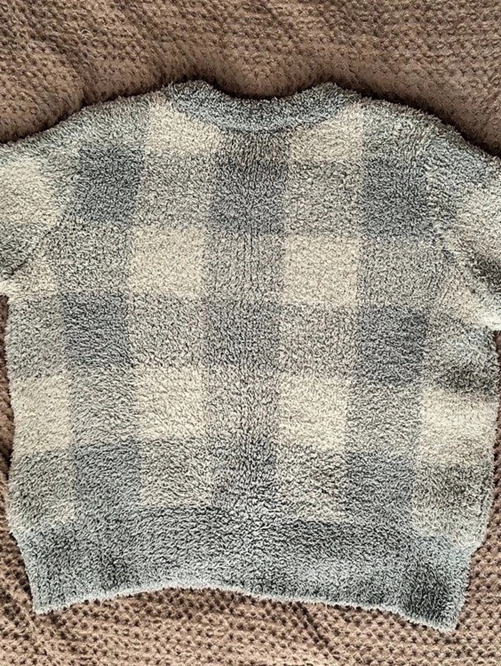 Lauren Conrad Color Block Sweater in Blue & White Size Medium